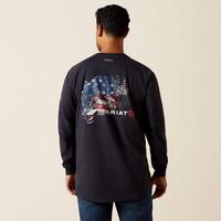 FR Air Alpha American T-Shirt: BLK