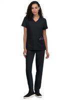 Cardi 6-Pocket V-Neck Top: 002