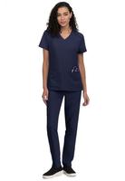 Cardi 6-Pocket V-Neck Top: 012