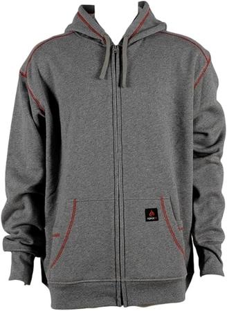 Forge Fr Men's Grey Hoodie With Zipper
