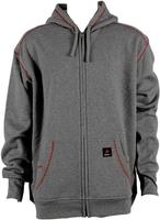 Forge Fr Men's Grey Hoodie With Zipper: GRY