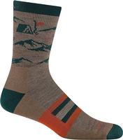 Men's Hike Hike Hut Micro Crew Midweight Hiking Socks: BRK