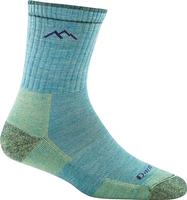 Women's Hiker Micro Crew Midweight Hiking Socks: AQU