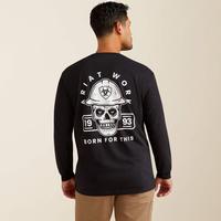 Rebar Cotton Strong Hardhead T-Shirt: BLK