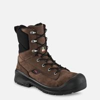 VersaPro Men's 8-inch Waterproof Safety Toe Boot: BRN