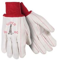 Southern Glove UPC195 Super Oil Rig Double Palm Glove - Red Knit Wrist: NAT