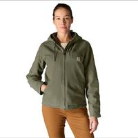 Women's Sherpa Lined Jacket - Loose Fit - Washed Duck - 3 Warmest Rating: G72