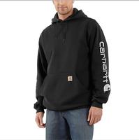 Carhartt  Midweight Logo Sleeve Hoody: BLK