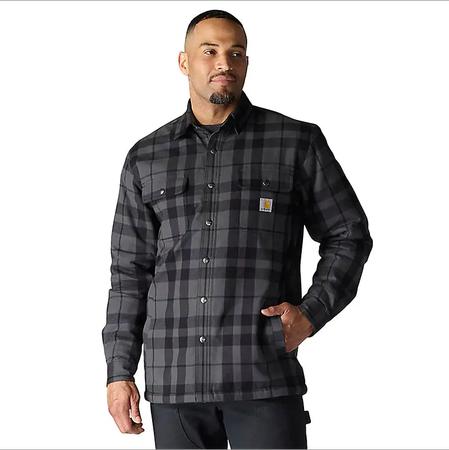 Relaxed Fit Flannel Sherpa-Lined Shirt Jac