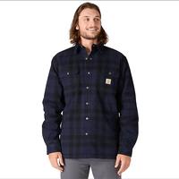 Relaxed Fit Flannel Sherpa-Lined Shirt Jac: I26