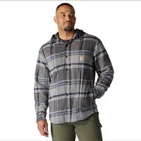 Rugged Flex® Relaxed Fit Flannel Fleece Lined Hooded Shirt Jac: GVL