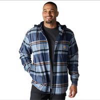 Rugged Flex® Relaxed Fit Flannel Fleece Lined Hooded Shirt Jac: I26