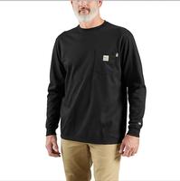Carhartt  Mens' FR Force Cotton Shirt: BLK