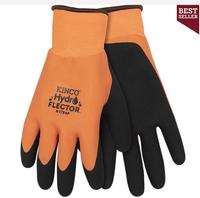 HydroFlector™ Lined Waterproof Hi-Vis Orange Thermal Knit Shell & Double-Coated Latex: ORG