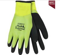 HydroFlector™ Lined Waterproof Hi-Vis Green Thermal Knit Shell & Double-Coated Latex: N/A