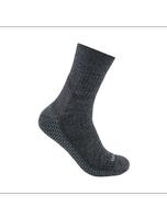 Force Grid Midweight Synthetic-Merino Wool Blend Short Crew Sock: CBN