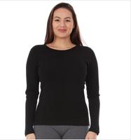 Minus 33 Ossipee Women's Midweight Crew: BLK