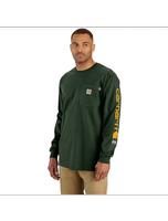  FR FORCE ORIGINAL FIT MIDWEIGHT LONG-SLEEVE SIGNATURE LOGO T-SHIRT: GF8