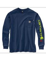  FR FORCE ORIGINAL FIT MIDWEIGHT LONG-SLEEVE SIGNATURE LOGO T-SHIRT: I18