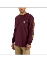  FR FORCE ORIGINAL FIT MIDWEIGHT LONG-SLEEVE SIGNATURE LOGO T-SHIRT: PRT