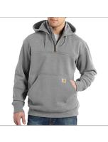 Rain Defender® Paxtpn Heavyweight Hooded Zip Mock Sweatshirt: 034