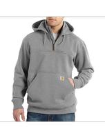 Rain Defender® Paxtpn Heavyweight Hooded Zip Mock Sweatshirt: 34