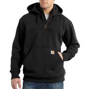Rain Defender® Paxtpn Heavyweight Hooded Zip Mock Sweatshirt 001