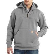 Rain Defender® Paxtpn Heavyweight Hooded Zip Mock Sweatshirt 034