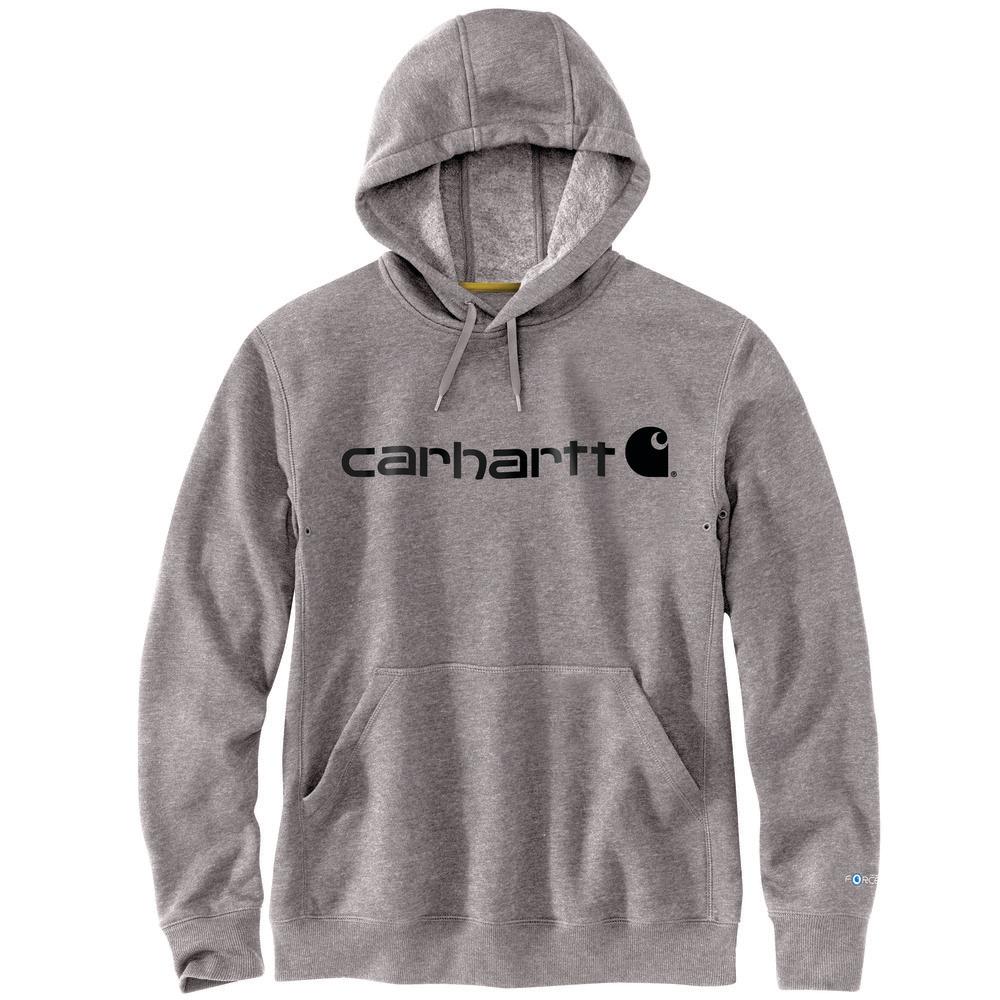 Regular and Big & Tall Sizes Carhartt Mens Force Delmont Graphic Hooded Sweatshirt