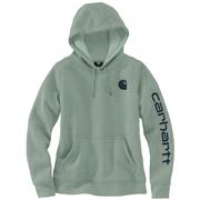 Carhartt 102791 Women's Relaxed Fit Midweight Logo Sleeve Graphic Hoodie GA0