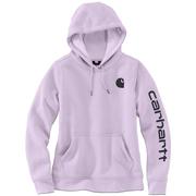 Carhartt 102791 Women's Relaxed Fit Midweight Logo Sleeve Graphic Hoodie V37