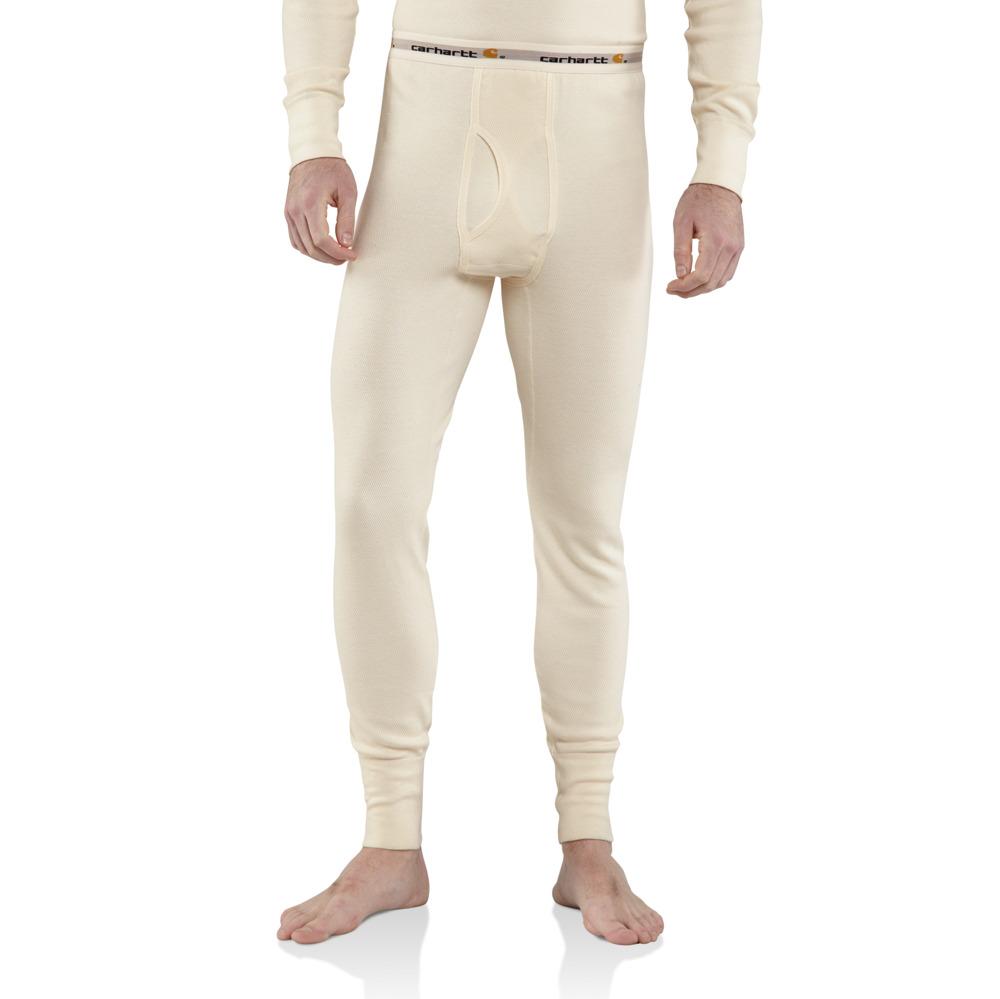 New Carhartt Heavyweight Cotton Thermal White Base Layer Pants Bottoms K229 