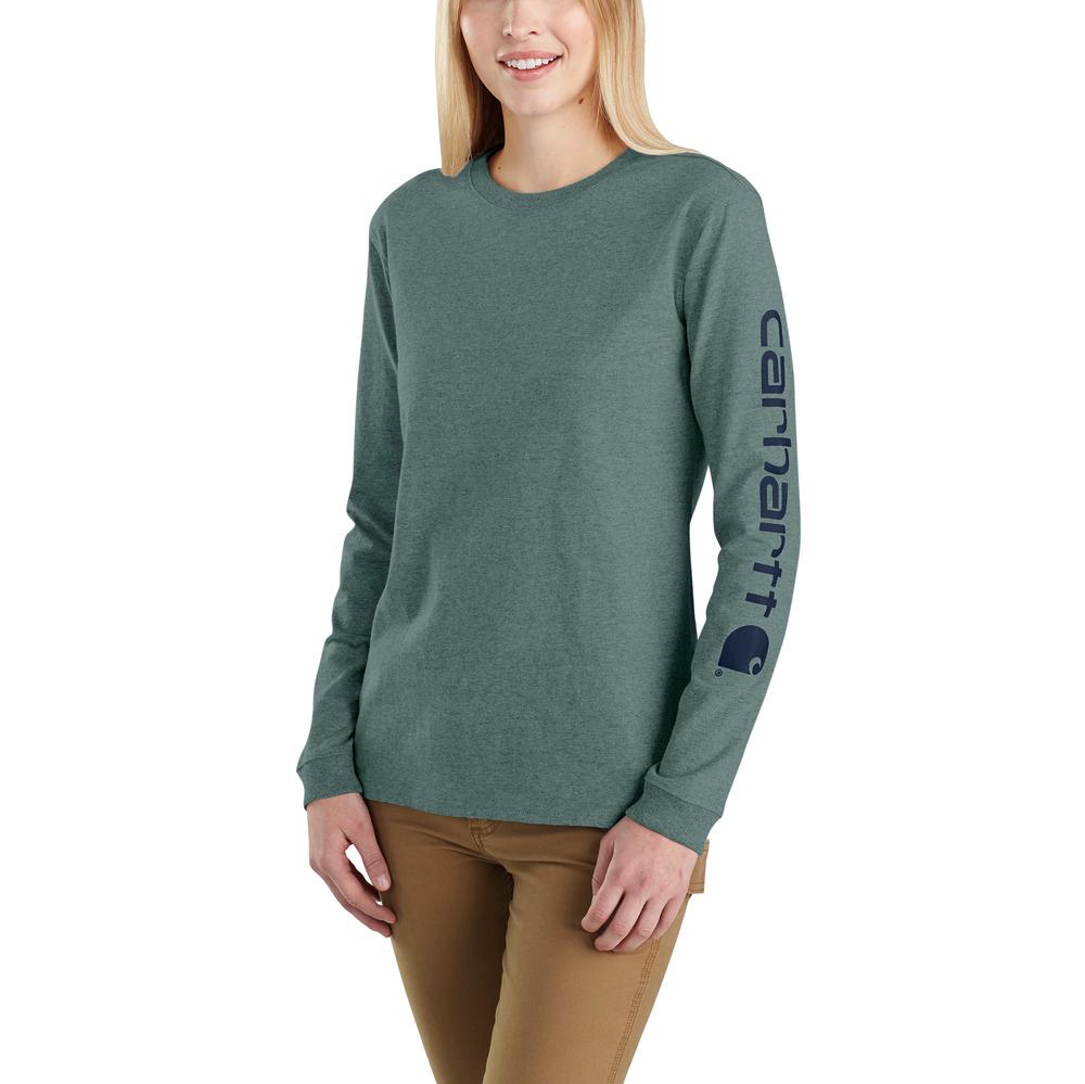 Carhartt Womens Regular Workwear Logo Long Sleeve T-Shirt 