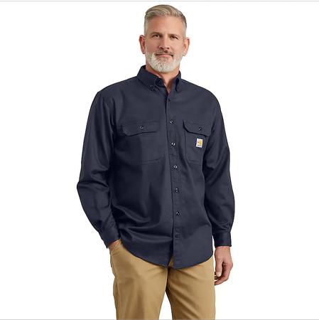 Carhartt Twill Shirt with Pocket Flaps