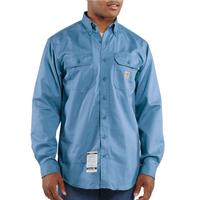 Carhartt Twill Shirt with Pocket Flaps: MBL
