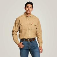 Ariat 10031015 FR Featherlight Work Shirt: KHI