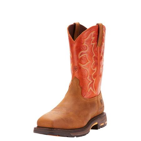 Ariat  WorkHog Wide Square Toe Steel Toe Work Boot