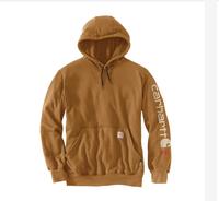 Carhartt  CARHARTT FORCE® RELAXED FIT MIDWEIGHT HOODED GRAPHIC SWEATSHIRT: BRN