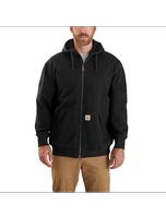  CARHARTT  RAIN DEFENDER® LOOSE FIT MIDWEIGHT THERMAL-LINED FULL-ZIP SWEATSHIRT: Black
