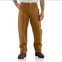 Loose Fit Firm Duck Double-Front Utility Work Pant: BRN