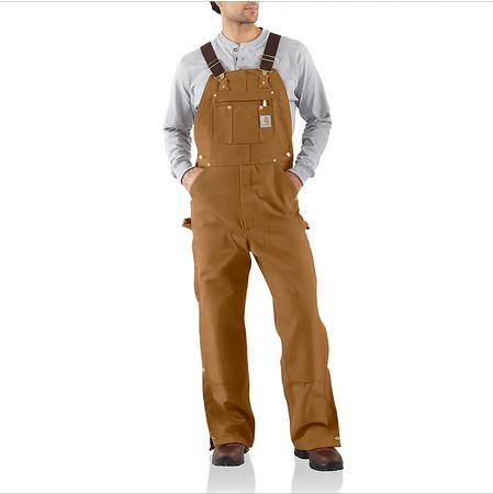 Loose Fit Firm Duck Bib Overall