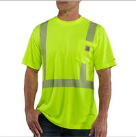 High-Visibility Force Relaxed Fit Lightweight SS Class 2 Pocket T-Shirt: 323