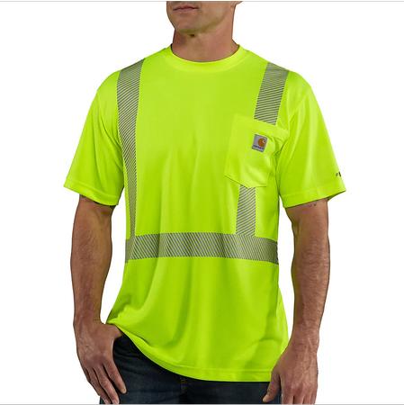 High-Visibility Force Relaxed Fit Lightweight SS Class 2 Pocket T-Shirt