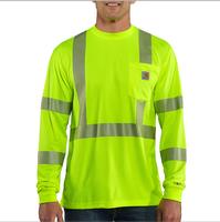 High-Visibility Force Relaxed Fit Lightweight LS Class 3 Pocket T-Shirt: 323