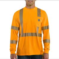 High-Visibility Force Relaxed Fit Lightweight LS Class 3 Pocket T-Shirt: 824