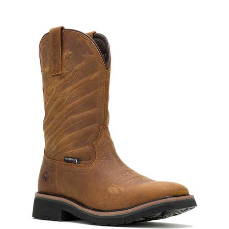 Men's Rancher Flag LX St Toe Waterproof Wellington Work Boot