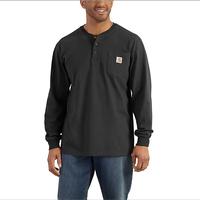 Carhartt Long Sleeve Workwear Henley: BLK