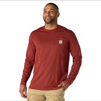 Force Relaxed Fit Midweight Long-Sleeve Pocket T-Shirt: RD9