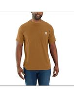 Force Relaxed Fit Midweight Short-Sleeve Pocket T-Shirt: BRN