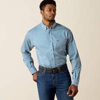 FR Basic Work LS Shirt: BLU